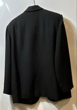 Load image into Gallery viewer, Le Suit II Womens Black Long Sleeve Shawl Lapel Four-Button Blazer Size 18W
