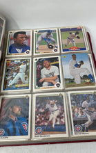 Load image into Gallery viewer, Lot Of Assorted MLB Baseball Sports Trading Cards In Red Collector's Card Album
