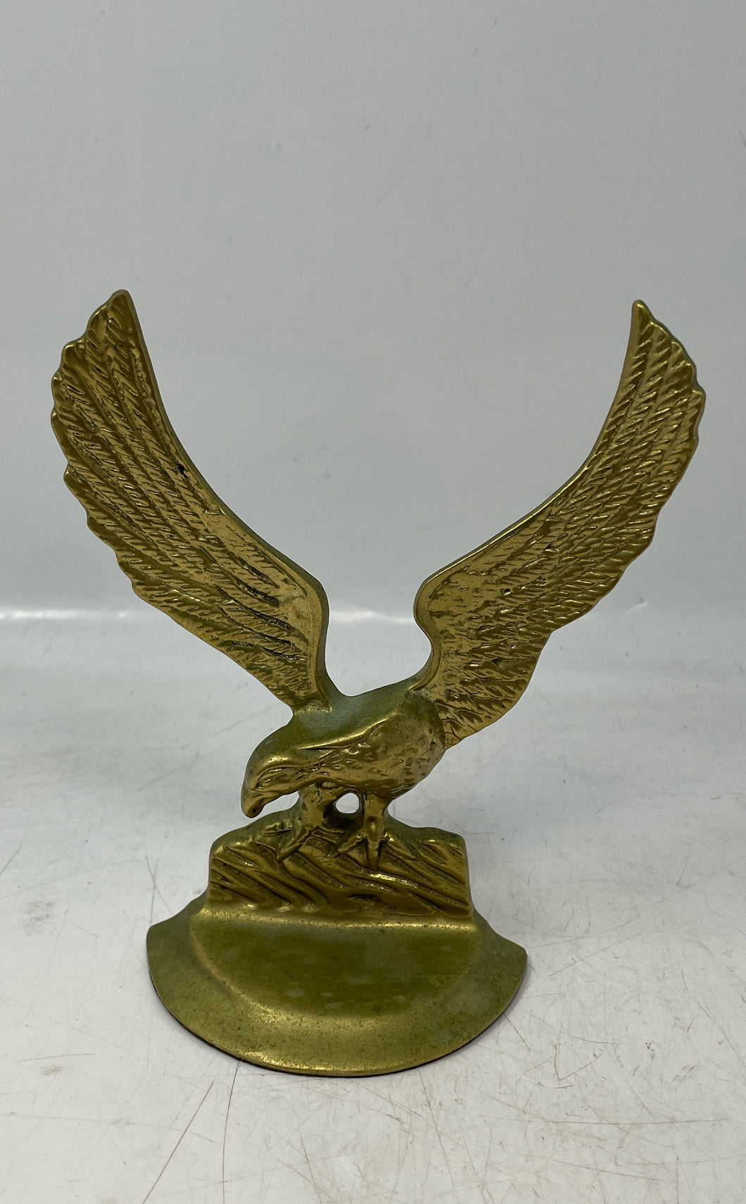 Brass Eagle Decorative Bird Stand Statue Home Decor Bookend
