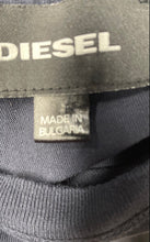 Load image into Gallery viewer, Diesel Mens Blue Cotton Short Sleeve Crew Neck Pullover Graphic T-Shirt Size S
