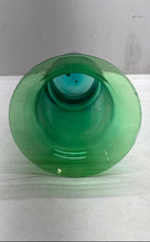 Load image into Gallery viewer, Green Glass Collectible Home Decorative Cylindrical Wide-Flared Top Big Vase
