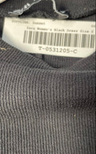 Load image into Gallery viewer, Zara Womens Black Crew Neck Short Flutter Sleeve Mini Dress Size Small
