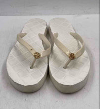 Load image into Gallery viewer, Authentic Tory Burch Womens Willa White Flip-Flop Sandals Size 9M Stained Worn
