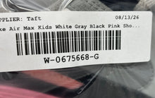 Load image into Gallery viewer, Nike Kids Air Max 90 CD6864-104 White Gray Black Pink Sneaker Shoes Size 5Y
