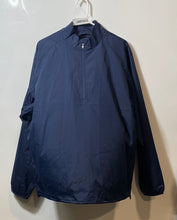 Load image into Gallery viewer, Port Authority Mens Zephyr Blue 1/2 Zip Pullover Windbreaker Jacket Size Large
