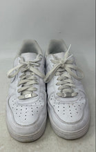 Load image into Gallery viewer, Nike Mens Air Force 1 07 CW2288-111 White Leather Lace-Up Sneaker Shoes Size 10
