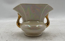 Load image into Gallery viewer, Collectible Beige Home Decor Iridescent Glaze Handles Porcelain Vase
