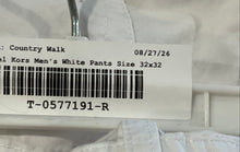 Load image into Gallery viewer, Michael Kors Mens White Pockets Straight Leg Trouser Pants Size 32/32
