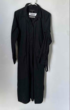 Load image into Gallery viewer, Banana Republic Womens Black Cotton Long Sleeve Collared Shirt Dress Size S
