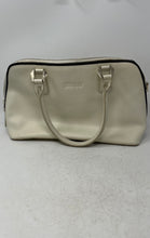 Load image into Gallery viewer, Susu Womens White Leather Double Handle Bottom Studs Dome Satchel Bag
