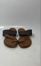 Load image into Gallery viewer, Michael Kors Womens Brown Leather Toe Ring Slip-On Thong Sandals Size 6
