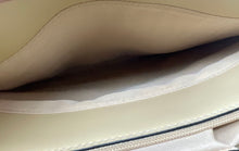 Load image into Gallery viewer, Etienne Aigner Womens Beige Cream Straw Inner Pockets Top Handle Handbag

