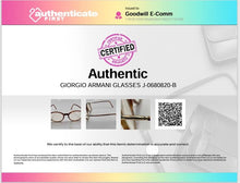 Load image into Gallery viewer, Authentic Giorgio Armani Men's Tortoise Panto Glasses
