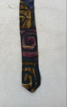 Load image into Gallery viewer, Streets LTD. Mens Multicolor Geometric Print Adjustable Designer Tie
