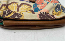 Load image into Gallery viewer, Fossil Womens Multicolor Butterfly Print Leather Adjustable Strap Crossbody Bag
