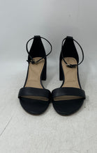 Load image into Gallery viewer, Aldo Womens Black Leather Open Toe Block Heel Ankle Strap Sandals Size 7.5
