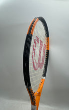 Load image into Gallery viewer, Wilson Titanium Orange Black Comfort Grip Sports Equipment Tennis Racket

