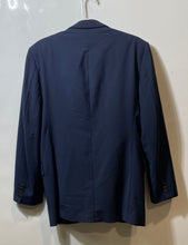 Load image into Gallery viewer, Lubiam 1911 Mens Blue Wool Long Sleeve Notch Lapel Three-Button Blazer Size 48R
