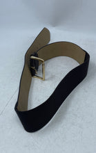 Load image into Gallery viewer, Michael Kors Womens Brown Monogram Stretch Buckle Fashion Belt Size S/M
