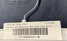 Load image into Gallery viewer, Kenneth Cole Awearness Mens Navy Blue Belt Loops Straight Leg Jeans Size 30X30
