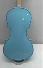 Load image into Gallery viewer, Antique Blue Right-Handed 4 String Acoustic Violin With Bow In Case

