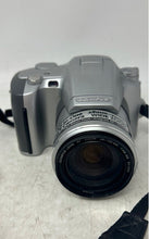 Load image into Gallery viewer, Olympus Optical Co Silver Wide Zoom 35mm All-In-One SLR Film Camera Untested
