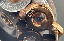 Load image into Gallery viewer, Authentic Swarovski Women's Rose Gold-Tone Earrings With Crystal Accents
