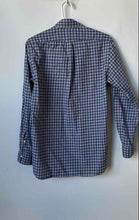 Load image into Gallery viewer, Ralph Lauren Mens Blue Plaid Long Sleeve Classic Fit Button-Up Shirt Size S
