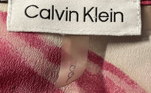 Load image into Gallery viewer, Calvin Klein Womens Multicolor Printed Long Sleeve Button-Up Shirt Size Large
