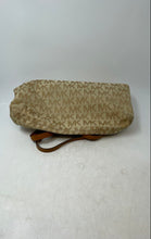 Load image into Gallery viewer, Michael Kors Womens Beige Brown Signature Print Double Handle Lined Shoulder Bag
