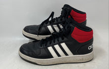Load image into Gallery viewer, Adidas Mens Hoops 2.0 Mid DB0079 Black White Red Basketball Shoes Size 8
