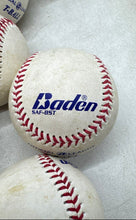 Load image into Gallery viewer, Lot Of 12 Pcs Baden Saf-BST White Red Stitch Official League Baseball T-Ball

