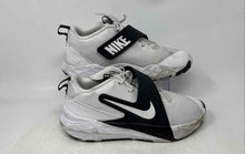 Load image into Gallery viewer, Nike Kids Team Hustle D 12 White Black Lace-Up Basketball Shoes Size 7Y
