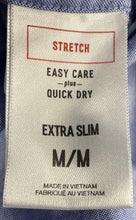 Load image into Gallery viewer, Express 1MX Mens Blue Long Sleeve Collared Dress Shirts Size Medium 15-15.5
