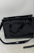 Load image into Gallery viewer, Juicy Couture Womens Nailed It Black Outer Pockets Crossbody Strap Satchel Bag
