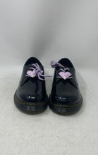 Load image into Gallery viewer, Dr. Martens Unisex 1461 Y Black Purple Leather Lace-Up Sneaker Shoes Size M6 W7
