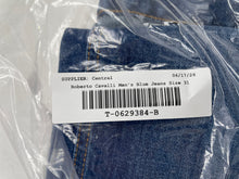 Load image into Gallery viewer, Authentic Roberto Cavalli Mens Blue Denim Straight Leg Jeans Size EUR 31
