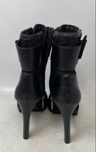 Load image into Gallery viewer, Karl Lagerfeld Womens Britney Black Block Heel Ankle Booties Size 6 1/2M
