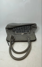 Load image into Gallery viewer, Roberta Gandolfi Italy Womens Gray Bottom Studs Inner Pockets Shoulder Bag
