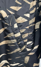 Load image into Gallery viewer, Alfani Womens Black Brown Abstract Print Long Sleeve Full-Zip Jacket Size L
