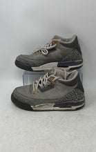 Load image into Gallery viewer, Nike Kids Jordan 3 Retro 398614-012 Gray Lace-Up Basketball Shoes Size 6Y
