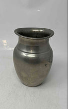 Load image into Gallery viewer, Silver Color Round Shape Art Decorative Flower Hurricane Vase
