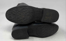 Load image into Gallery viewer, Michael Kors Girls Finley Bransyn Black Brown Leather Riding Boots Size 4
