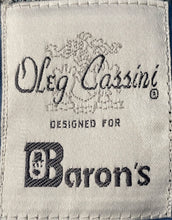 Load image into Gallery viewer, Oleg Cassini Mens Gray Tweed Pockets Long Sleeve One-Button Blazer Size 40R
