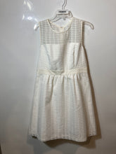 Load image into Gallery viewer, Calvin Klein Womens White Sleeveless Pleated Zipper A-Line Dress Size 12 W/Tag

