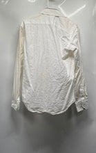 Load image into Gallery viewer, Bugatchi Mens White Long Sleeve Spread Collar Shaped Fit Button-Up Shirt Size S
