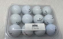 Load image into Gallery viewer, Set Of 12 Pcs Callaway White Standard Pattern Recycled Golf Balls Pack
