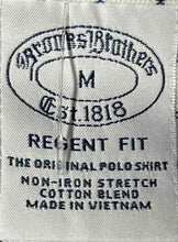 Load image into Gallery viewer, Brooks Brothers Mens White And Blue Check Print Button-Up Shirt Size M
