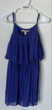 Load image into Gallery viewer, Forever 21 Womens Purple Sleeveless Pleated Layered Fit &amp; Flare Dress Size S
