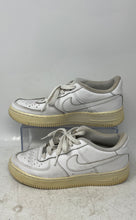 Load image into Gallery viewer, Nike Kids Air Force 1 Low 314192-117 White Leather Lace-Up Sneaker Shoes Size 6Y
